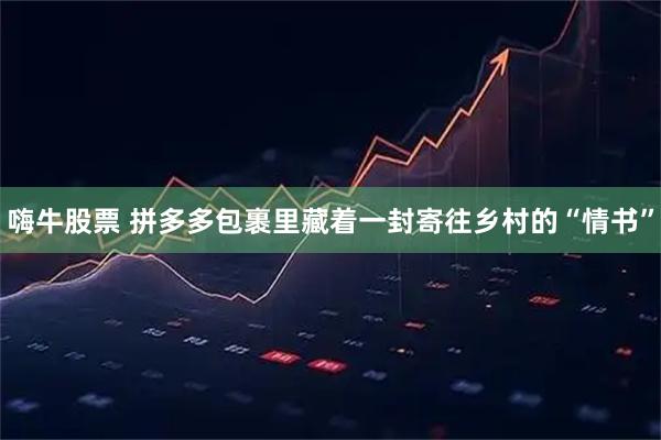 嗨牛股票 拼多多包裹里藏着一封寄往乡村的“情书”